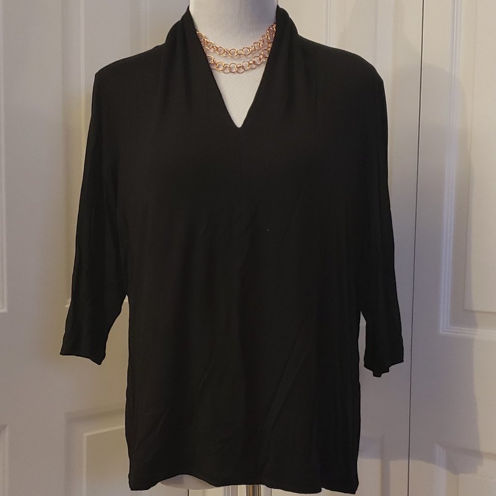 GRACE Woman Black 3/4 sleeve